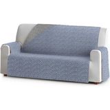 ECOMMERC3 Omkeerbare bankhoes, maat 3-zits, blauw