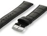 Morellato PMX019SAMBA PF Horlogebandje - Leer - Zwart - 20 mm