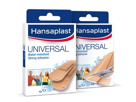 Hansaplast Universal - 20 Strips - Beige - Rectangular
