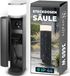 Novatool Bolderlamp met stopcontact - 2-voudig - Antraciet - Rond met afdekplaat - IP44 stopcontact - Buiten - Outdoor