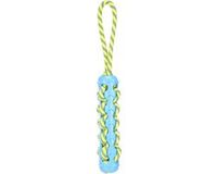 Flmaingo Flamingo Tofla Trektouw met TPR Stick Blauw/Geel