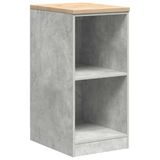 vidaXL Garagekast - 40x51x85 cm - Massief Grenenhout - Betongrijs