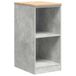 vidaXL Garagekast - 40x51x85 cm - Massief Grenenhout - Betongrijs