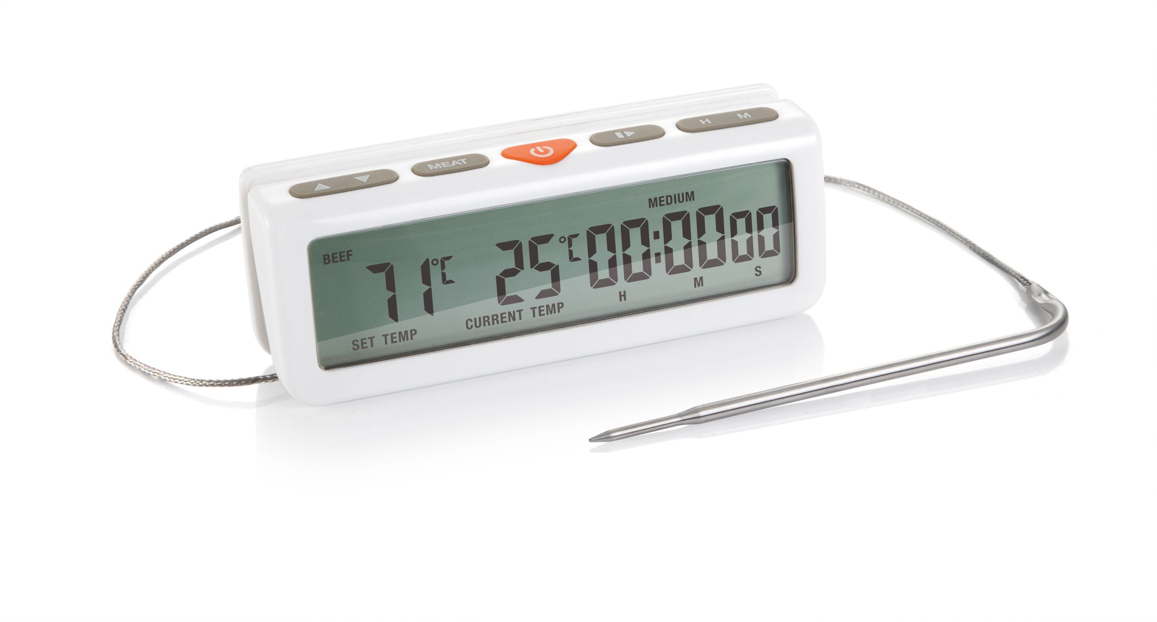 Tescoma 634490 - Voedselthermometer - Digitaal - Wit/Grijs