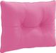 vidaXL Coussin de dossier PUTTEN 100% Polyester Rose 60 x 40 x 10 cm