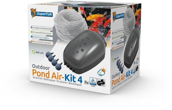 SuperFish Pond AIR Kit 4 - 600L/h - Vijver Beluchtingsset
