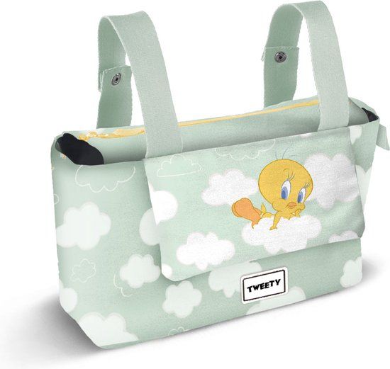 Tweety Karactermania Looney Tunes Tweety Baby Tas Luiertas Groen Geel