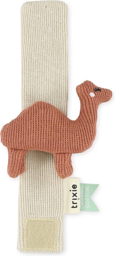 Trixie Armbandrammelaar - Kameel - 0+ Maanden - Bruin - Katoen