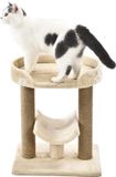 Famanu Krabpaal met platform, beige