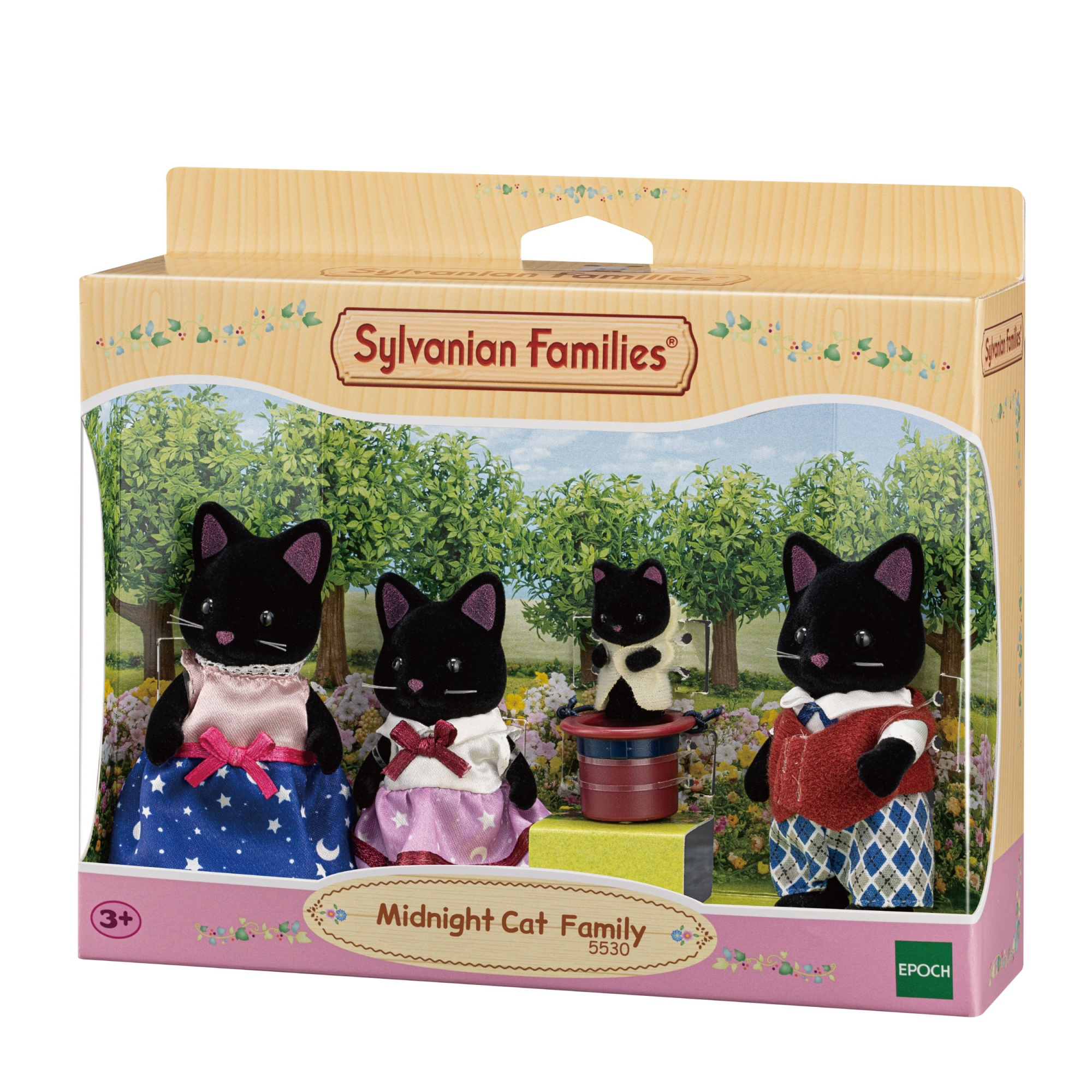 Sylvanian Families familie nacht kat