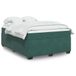 Maison Exclusive - Lit boxspring avec matelas, vert foncé, 140x190 cm, velours