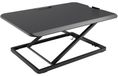 Bureau assis-debout électrique - 8 hauteurs - 4,5 à 39,8 cm - Base antidérapante