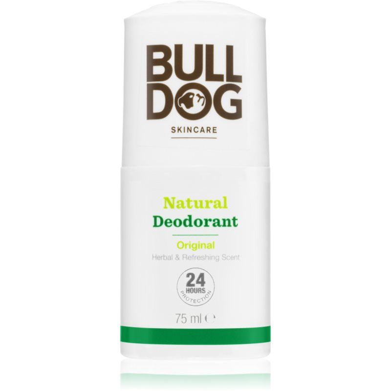 Bulldog Original Natural Deodorant Herbal & Refreshing Scent Roller 75ml