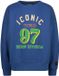 Vingino Nishan Jongens Sweater Lange Mouw Ronde Hals Katoen Navy Peony Maat 128