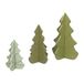 DIY kerstbomen 3D, bois, set de 3