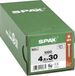 SPAX Universele schroef, 4,5 x 30 mm, 1000 stuks, Voldraad, Verzonken kop, T-STAR plus T20, 4CUT, WIROX
