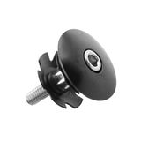 cyclingcolors Stuurdop voor fiets, 1 1/8 inch, 25,4 mm, stermoer, ster, moer, vorken, MTB, weg, stad, MTB, montage, zwart