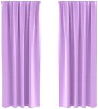 vidaXL Blackout Gordijnen met Ringen 2 st Paars 260 x 140 cm Polyester