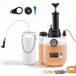 VEVOR Kit de purge de frein 3 litres Kit de purge de liquide de frein avec bouteille de récupération de 1 litre et adaptateur de cylindre maître de frein (43,2 mm) Outil professionnel pour une personne pour purger les freins, convient à divers véhicules