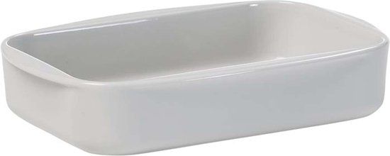 Eva Trio Legio Nova Ovenschaal 24x17 cm - Zilver - Porselein
