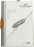Durable Swingclip klemmap, PP, oranje, 25 stuks