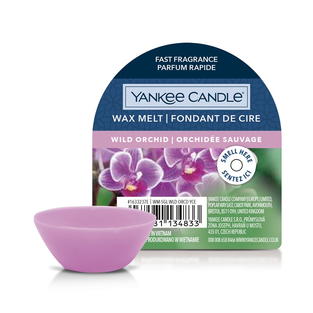 Yankee Candle Wild Orchid Wax Melt - Pink - Round