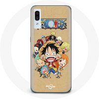 Maniacase Tasje voor Samsung Galaxy A20 One Piece Manga Strohoed