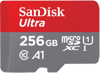 SanDisk Ultra 256GB MicroSDXC - 150MB/s - Class 10