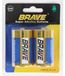 Brave 12x jeu de 2 piles alcalines Brave Super LR20 1,5V Gr.D grand paquet 24 pièces