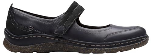 Clarks Orlene Jane Womens Black Leather, 5