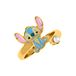 Disney Lilo & Stitch RF00393YRWL Ring met heldere steen, blauw en roze