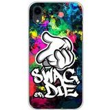 1001 coques Apple iPhone XR Swag or die bedrukt siliconen hoesje