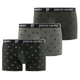 Boxershorts pierre cardin underwear Boxershorts voor heren, katoen, 3 stuks, grijs PR (L) | Heren slim fit, stretch, optimale grip, dunne riem, dagelijks gebruik