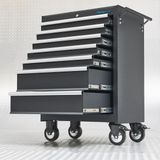 Datona® Gereedschapswagen 7 lades met quick lock - Zwart