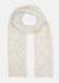 s.Oliver Sjaal met pailletten en patroon lichtbeige Polyester