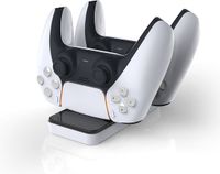 Dobe - Oplaadstation voor PS5 - Voor 2 controllers - Wit