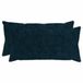 vidaXL Kussensloop 2 st HEERLEN Marineblauw 40 x 70 cm