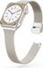 By Qubix Milanese Slim Fit Bandje Starlight/Sterrenlicht voor Apple Watch 38mm/40mm/41mm/42mm
