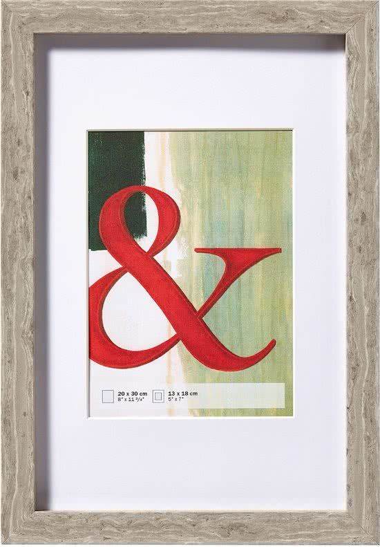 Walther Stockholm Fotolijst - Fotoformaat 30x40 cm - Grijs