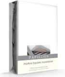 Papillon Topper Molton Hoeslaken Katoen Wit 140 x 200 cm