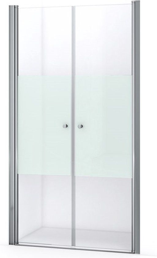 Maxaro Douchedeur Zircon Comfort 115cm Pendeldeur Matte Strook Chroom