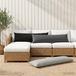 vidaXL Kussen HEERLEN Antraciet 40 x 145 cm Polyester