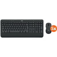 Logitech MK545 Draadloze Toetsenbord en Muis QWERTY 5-Pack