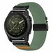 By Qubix Qubix Nylon bandje met parachute sluiting - Groen - 20mm Quickfit - Geschikt voor Garmin Fenix 9 / 9 pro - 43mm