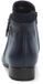 Gabor Enkellaarzen Dames Breed Leer Textiel Rubber Blokhak Casual Schoenen Ademend Veters Ronde Neus Effen 0 - 2 cm