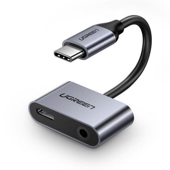Ugreen USB-C Hub - 2-in-1 Adapter - Black/Metallic