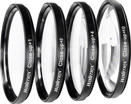 Walimex Close-Up Macro Lens Set 52 mm | 4 Close Up filters | 17855