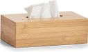Zeller Boîte à mouchoirs - aspect bois - bambou - 27,5 x 16 cm