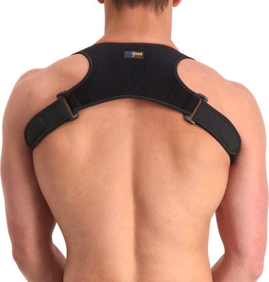 Dunimed Ventilerende Houdingcorrector - Rugbrace - Zwart - One Size
