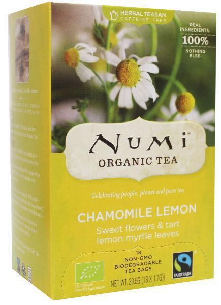 Numi Organic Tea Kamille Citroen Teasan 18st